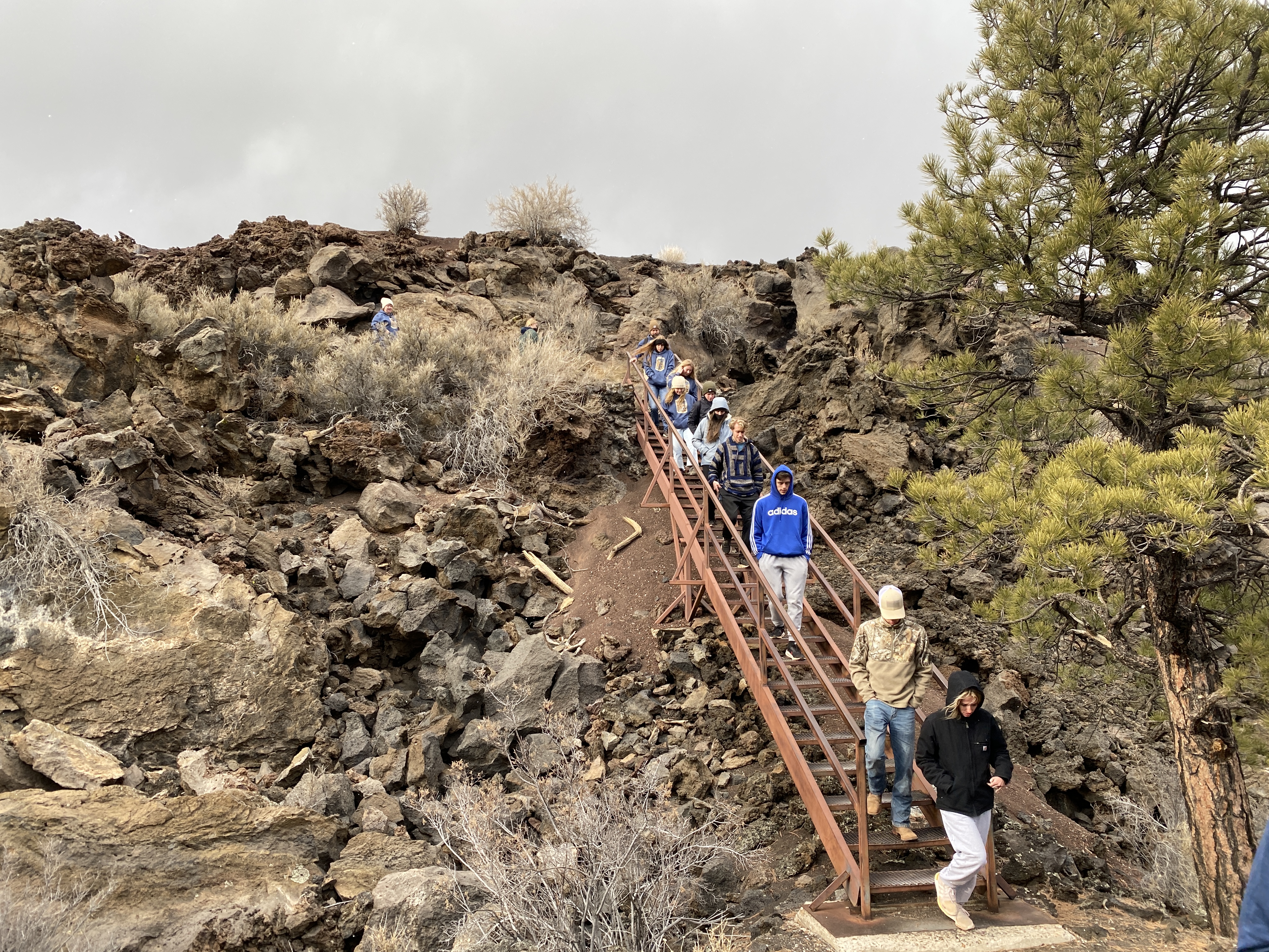 Sunset Crater Lava Flow Tral Stairs