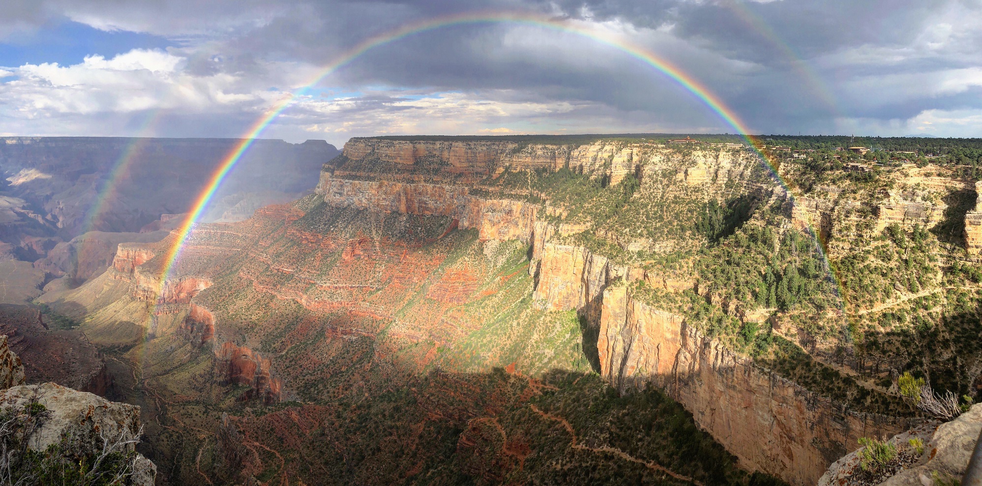 Grand Canyon Rim Trail Rainbow - Brittany Walliser